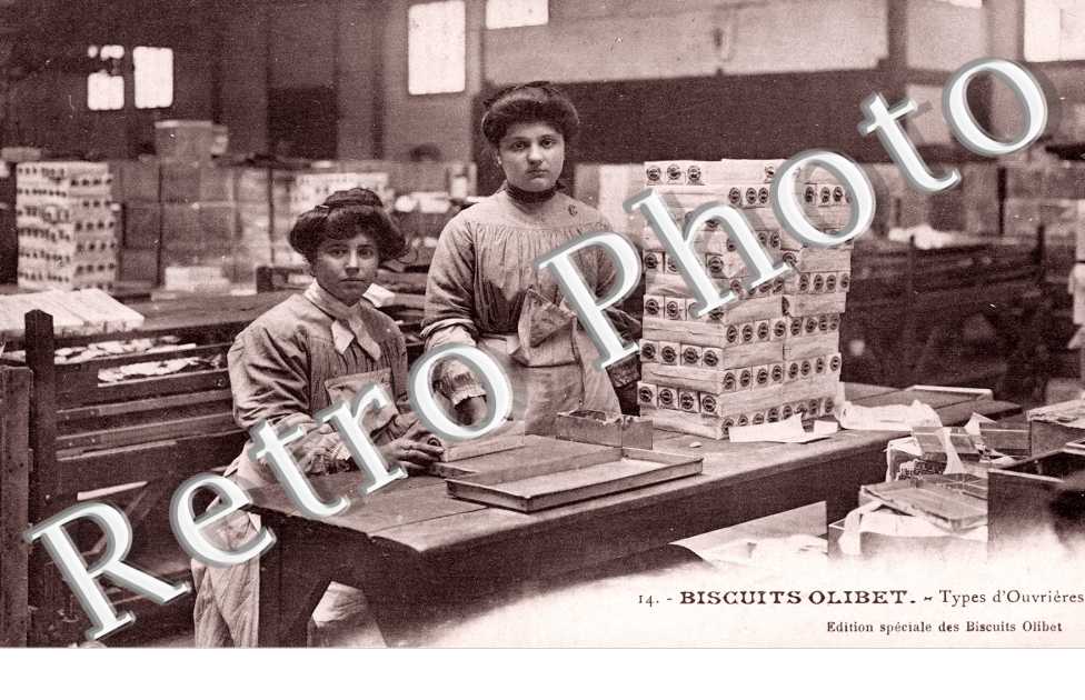 Biscuits Olivet, Types d&#039;ouvrieres