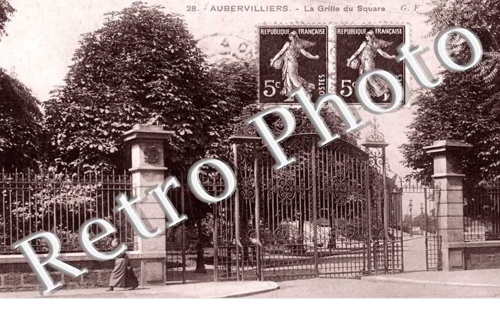 la grille du square