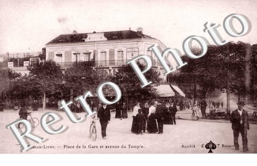 Place de la gare et avenue du temple