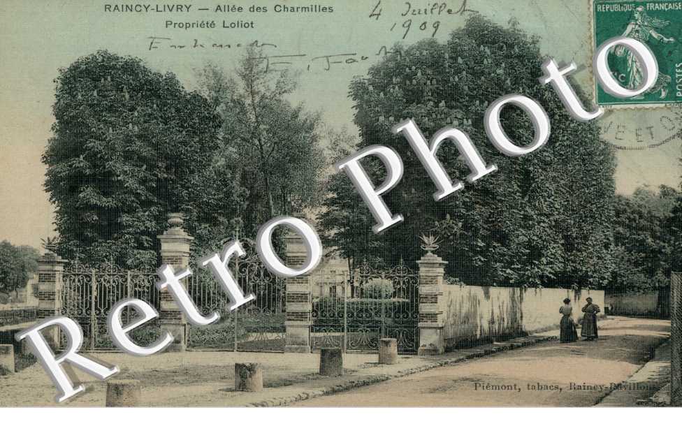 Livry, Allee des Charmilles, Propriete Loliot
