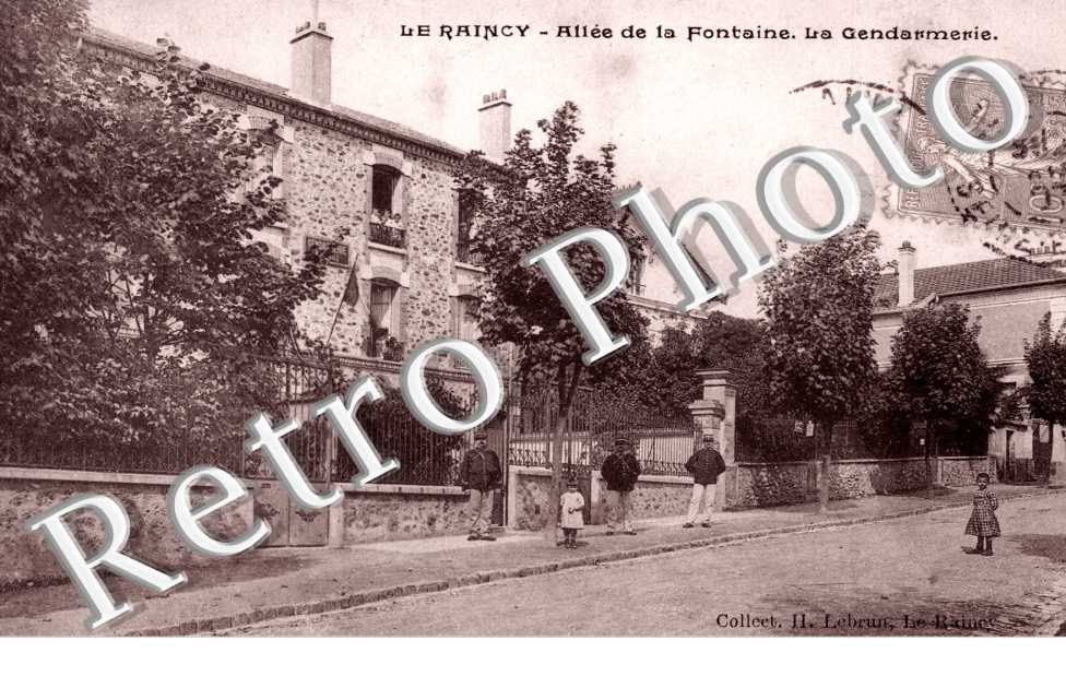 Allee de la Fontaine, la Gendarmerie