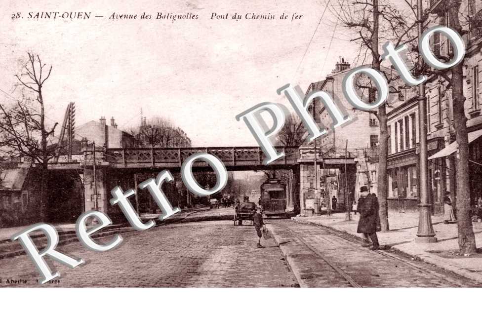 Avenue des Batignolles et le Pont du Chemin de Fer