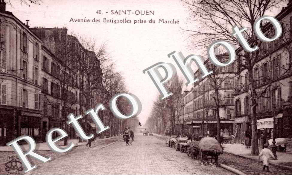 L&#039;Avenue des Batignolles prise du Marche