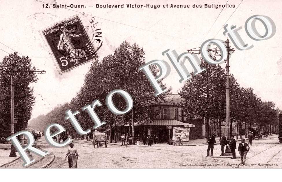Boulevard Victor Hugo et Avenue des Batignolles