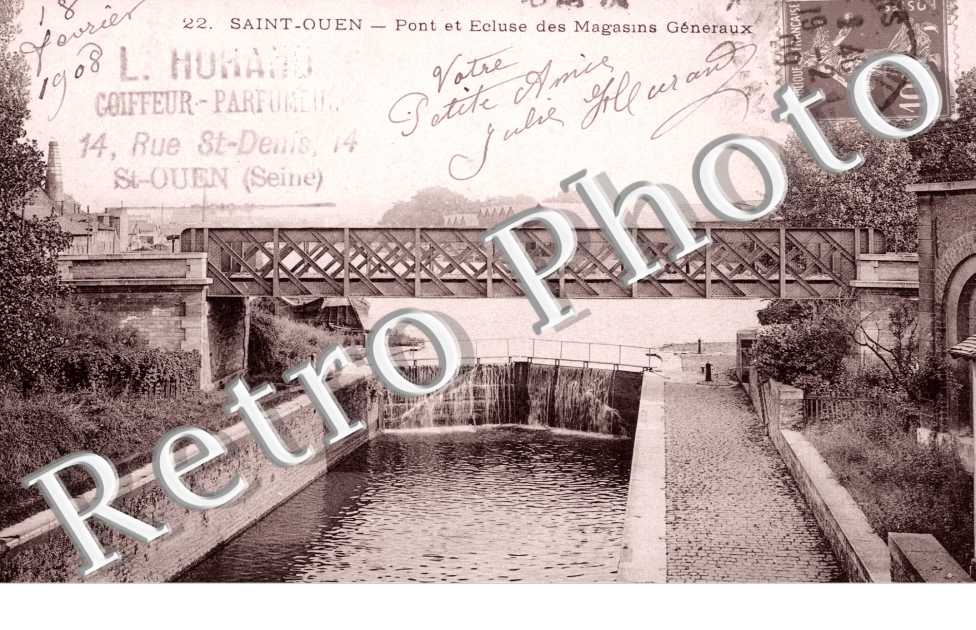 Pont et Ecluse des Magasins Generaux