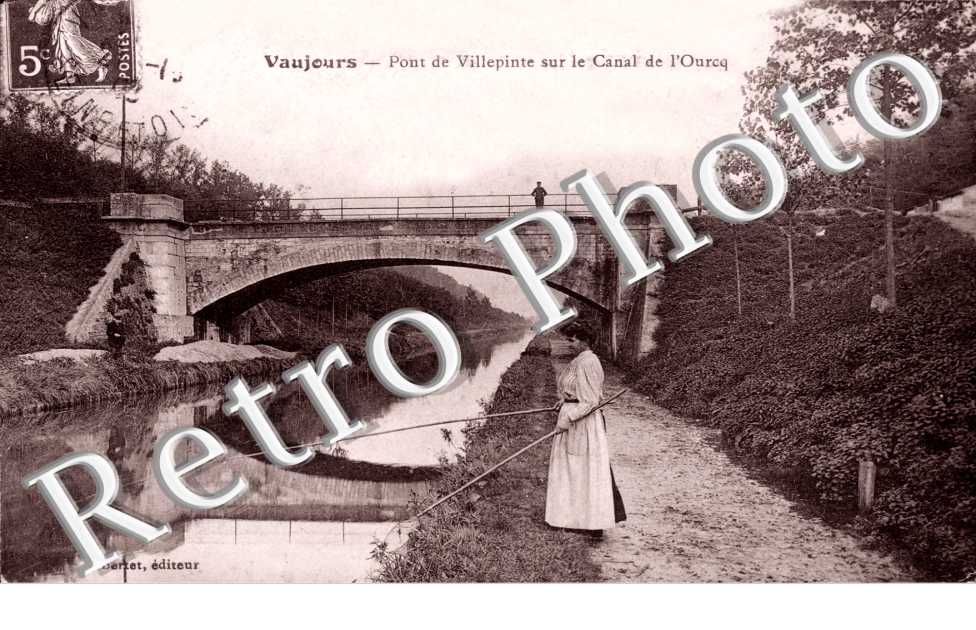 Pont de Villepinte sur le Canal de l&#039;Ourcq
