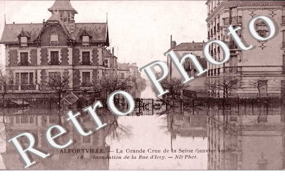 Crue de la Seine 1910, Rue d'Ivry