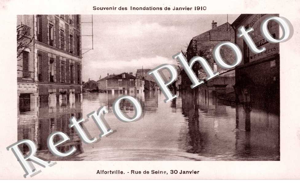 Inondations 1910, Rue de Seine