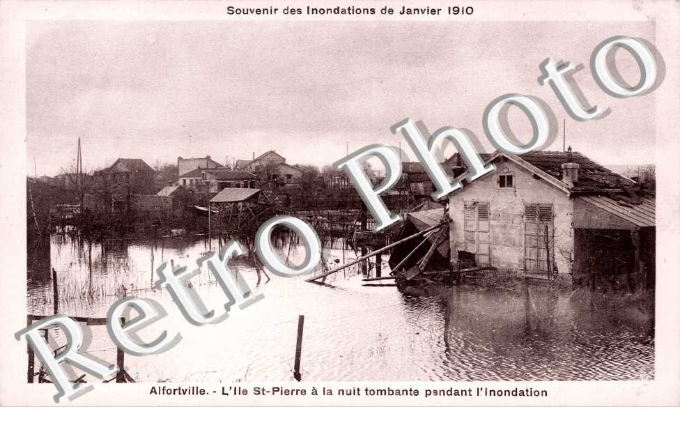 Inondations 1910, Ile Saint Pierre