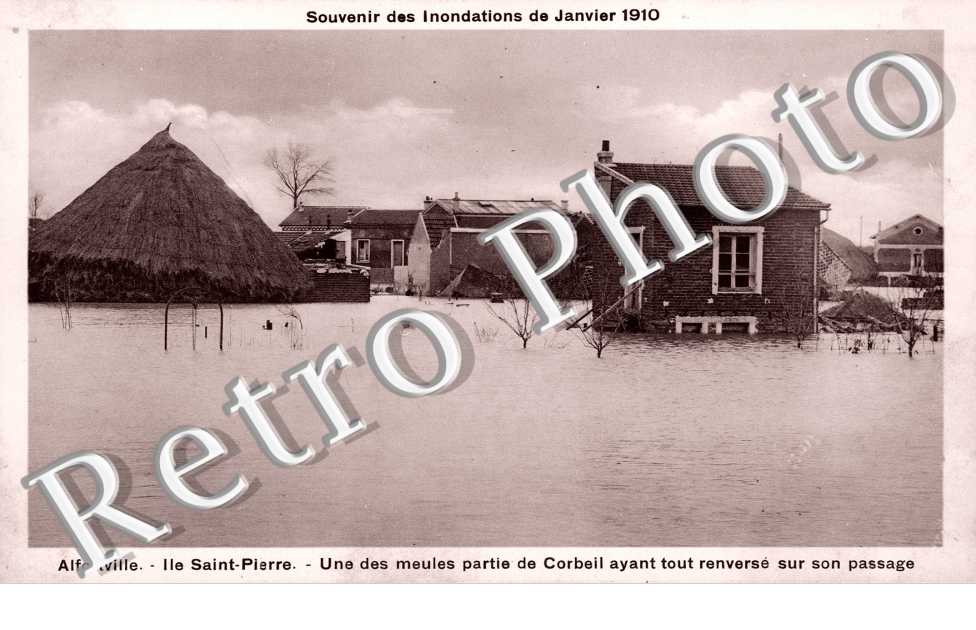 Inondations 1910, Ile Saint Pierre