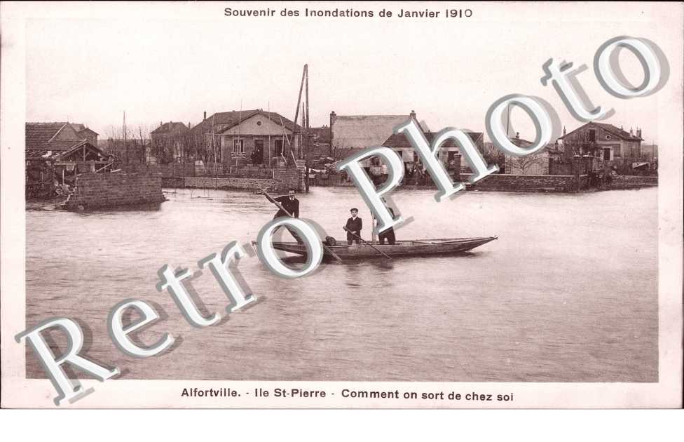 Inondations de 1910, Ile Saint Pierre