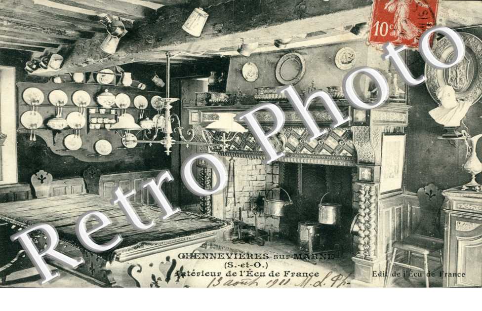 Interieur de l'ecu de France