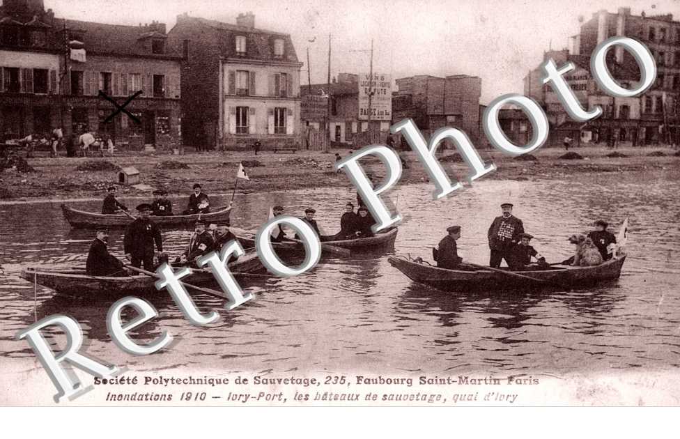 Inondations 1910, Societe polytechnique de Sauvetage