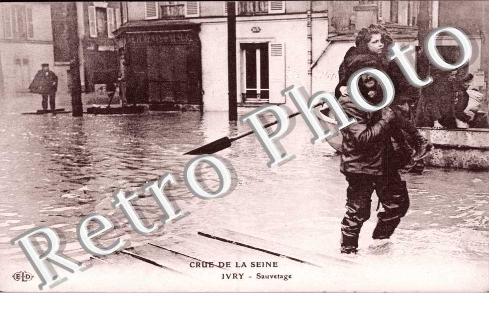 Inondations 1910, Sauvetage