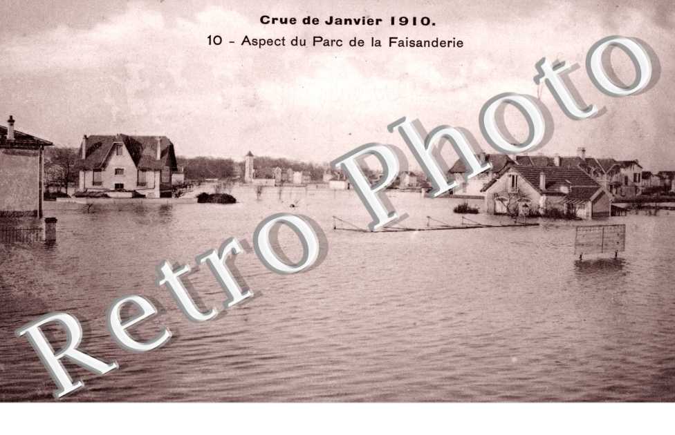 Crue de la Seine 1910, Parc de la Faisanderie