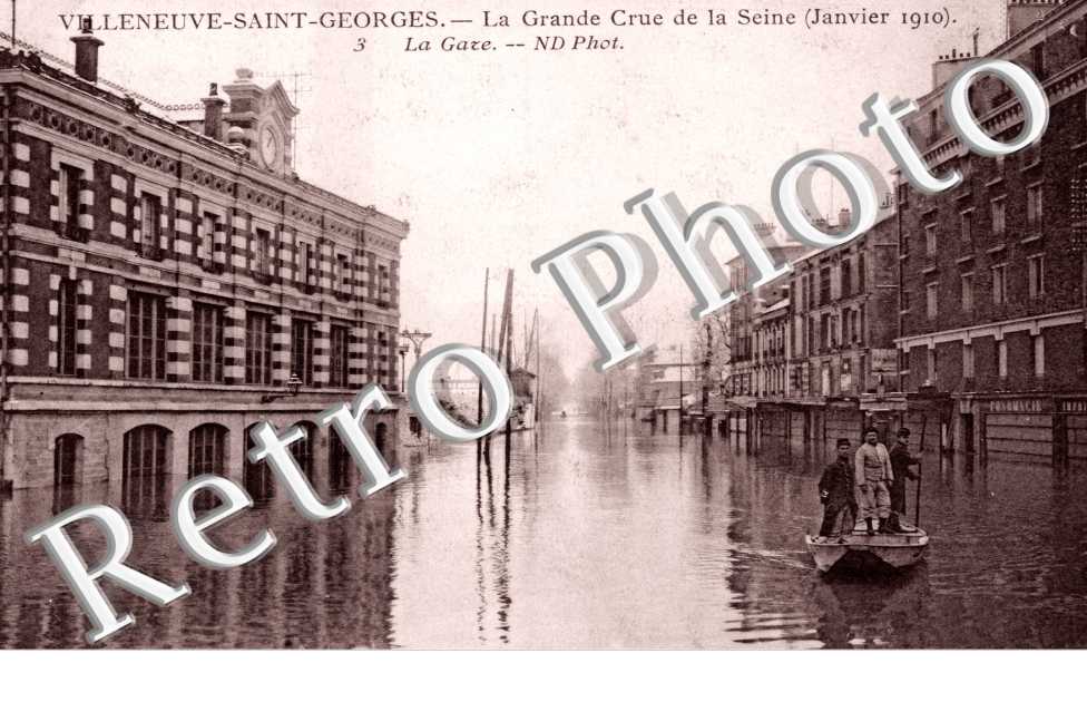 Inondations 1910, La Gare