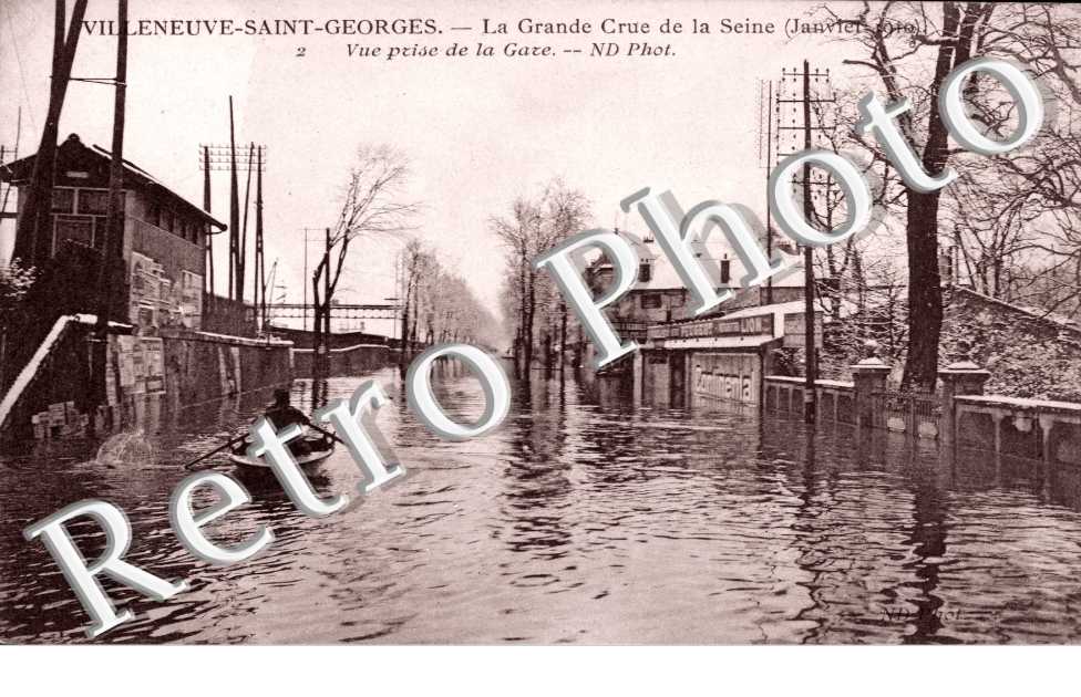 Inondations 1910, La Gare