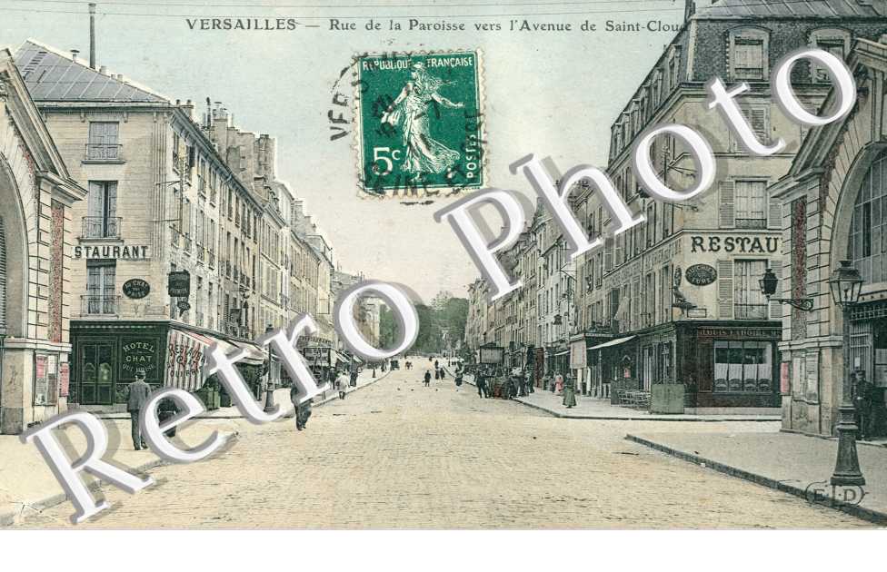 Rue de la Paroisse vers l'Avenue Saint Cloud