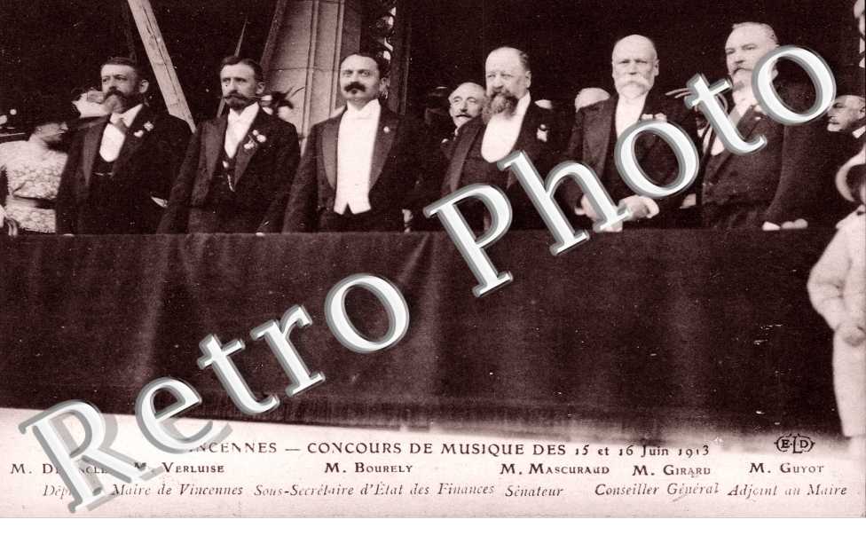 Concours de musique des 15 et 16 juin 1913 Deloncle - Verluise - Bourely - Mascuraud - Girard - Guyot