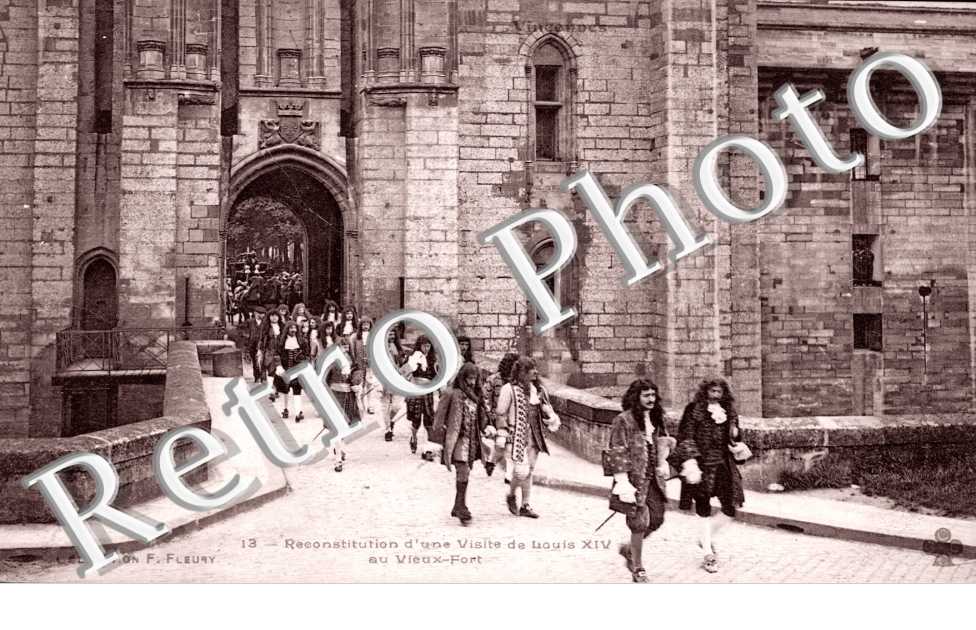Reconstitution d'une visite de Louis XIV au vieux port