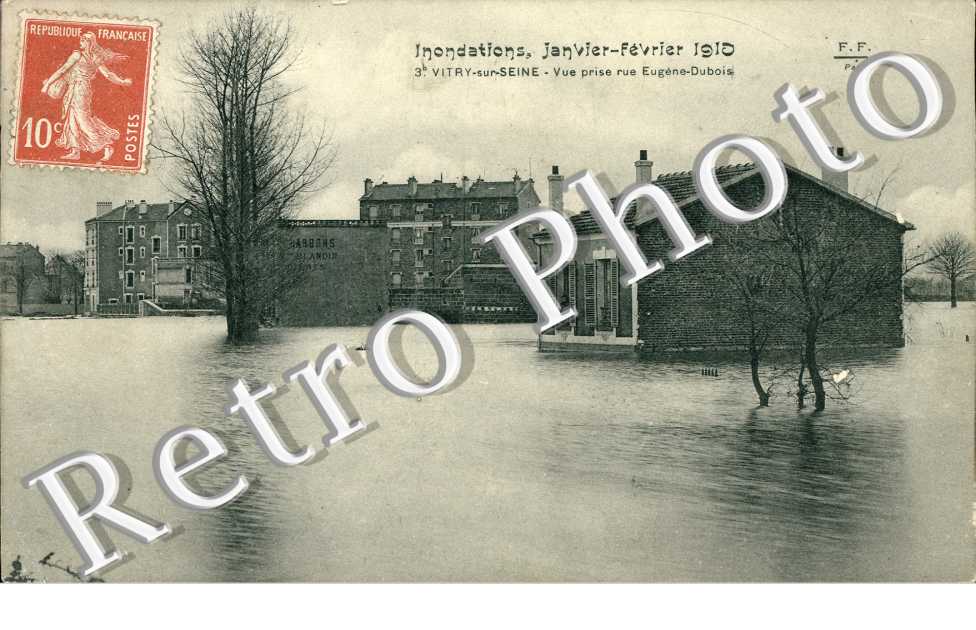 inondations janvier-fevrier 2010, rue Eugene Dubois