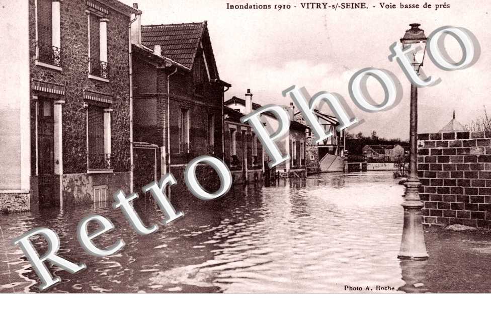 Inondations 1910, Voie basse de pres