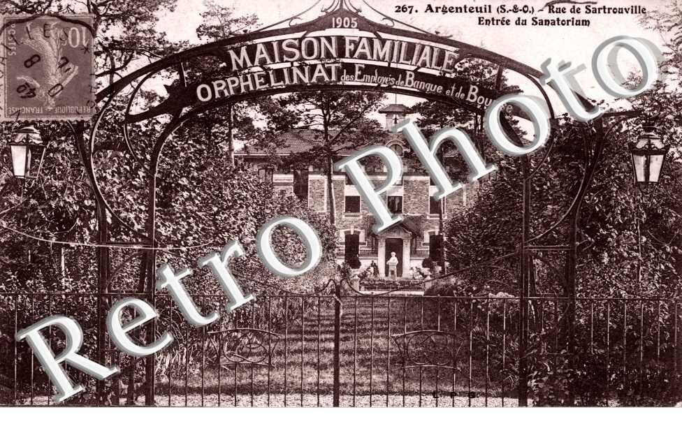 Rue de Sartrouville, Entree du Sanatorium