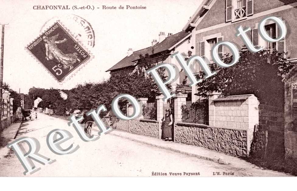 Chaponval, Route de Pontoise