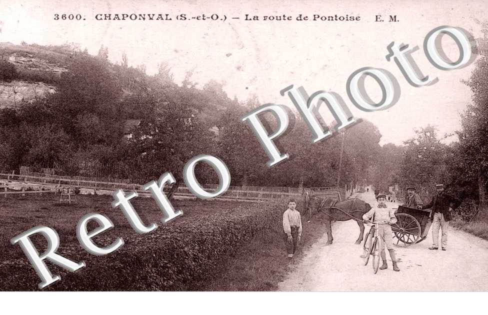 Chaponval, Route de Pontoise