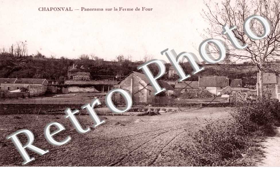 Chaponval, Panorama sur la Ferme de Four