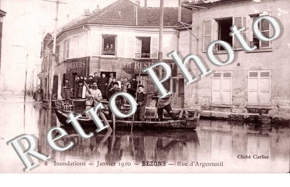 Inondation de janvier 1910 - Rue D&#039;Argenteuil