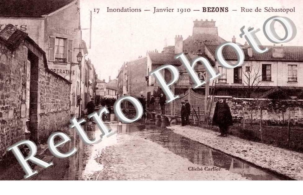 Inondations 1910, Rue de Sebastopol