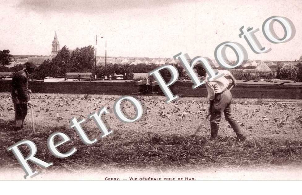 Vue generale prise de Ham