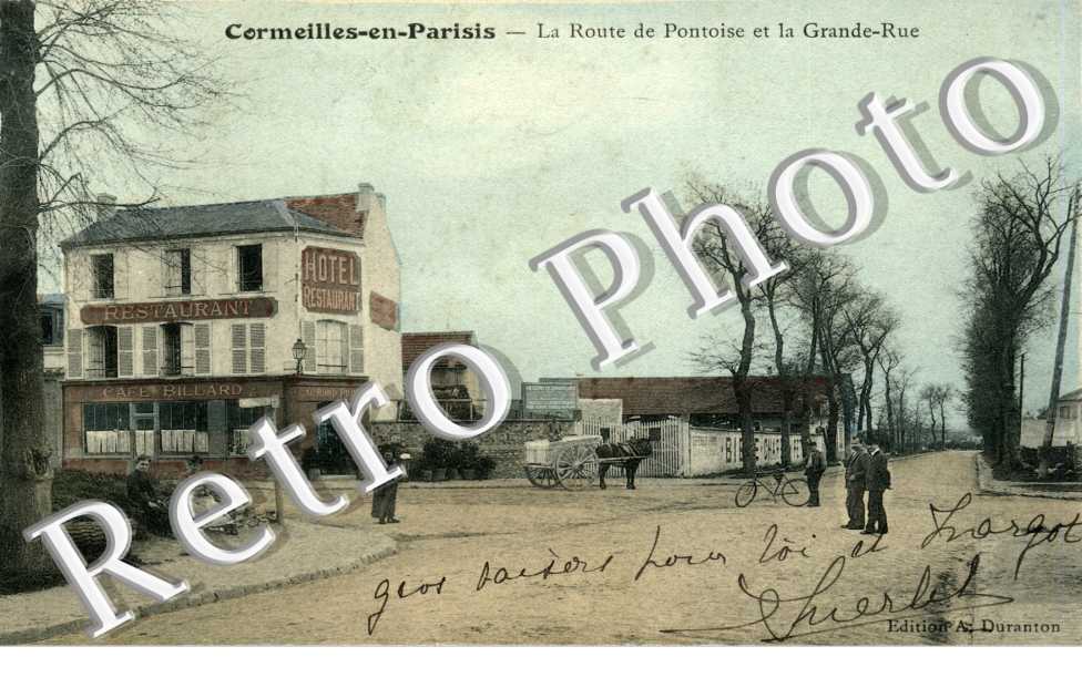 Route de Pontoise et la Grande Rue