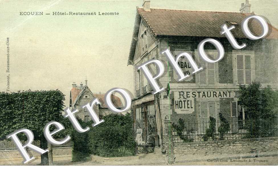 Hotel restaurant Lecomte (toilee couleur)