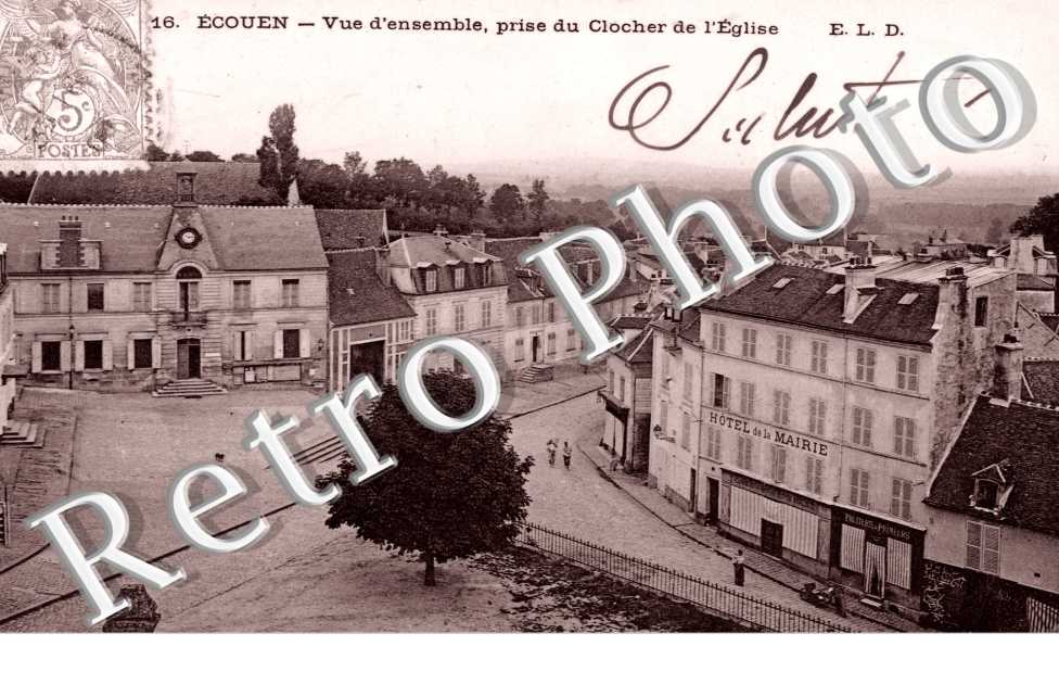Vue d&#039;ensemble prise du Clocher de l&#039;Eglise