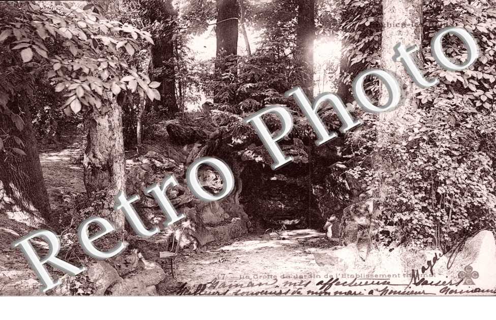 la Grotte du Jardin de l&#039;Etablissement Thermal
