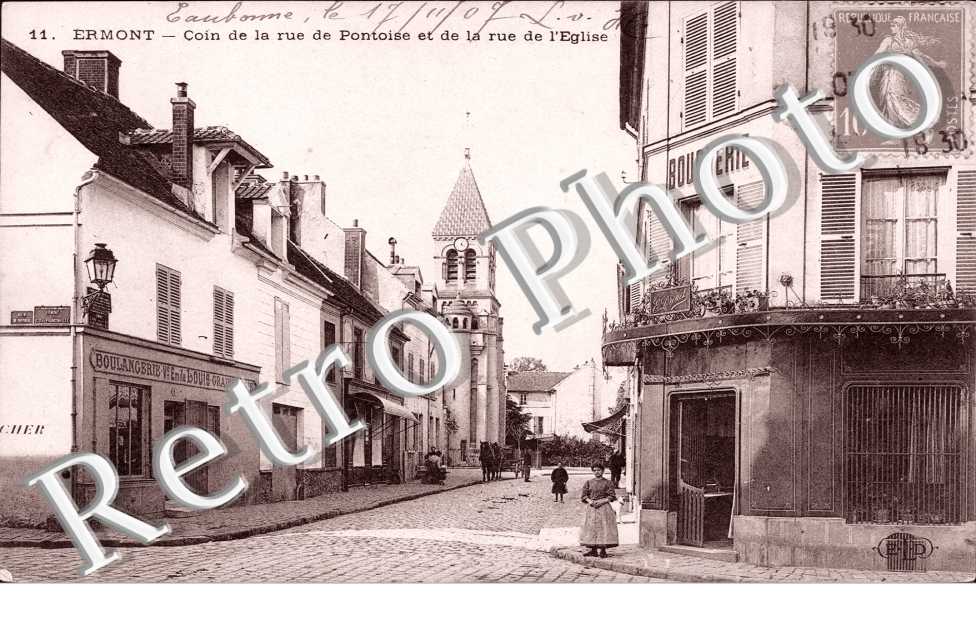 coin de la rue de pontoise et de la rue de l&#039;eglise