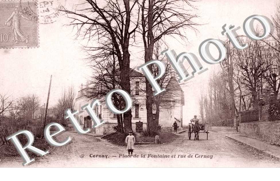 Place de la Fontaine et Rue de Cernay