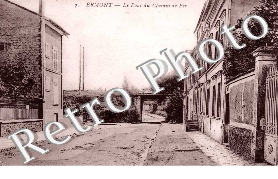 Ermont  le pont du chemin de fer