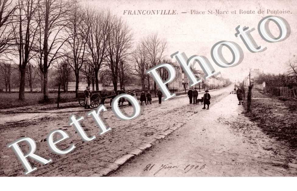 Place Saint Marc et route de Pontoise