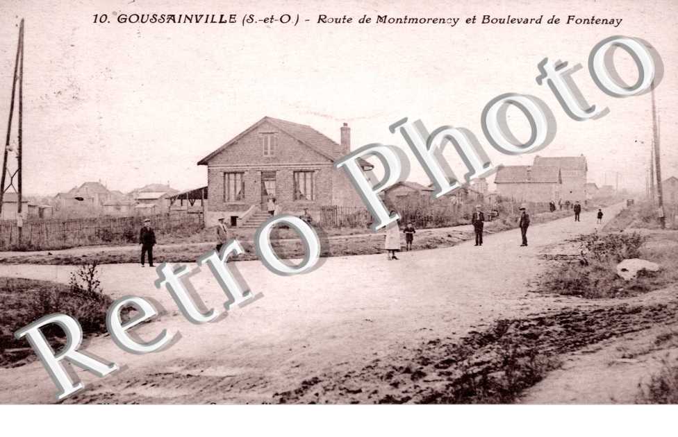 Route de Montmorency et boulevard de Fontenay