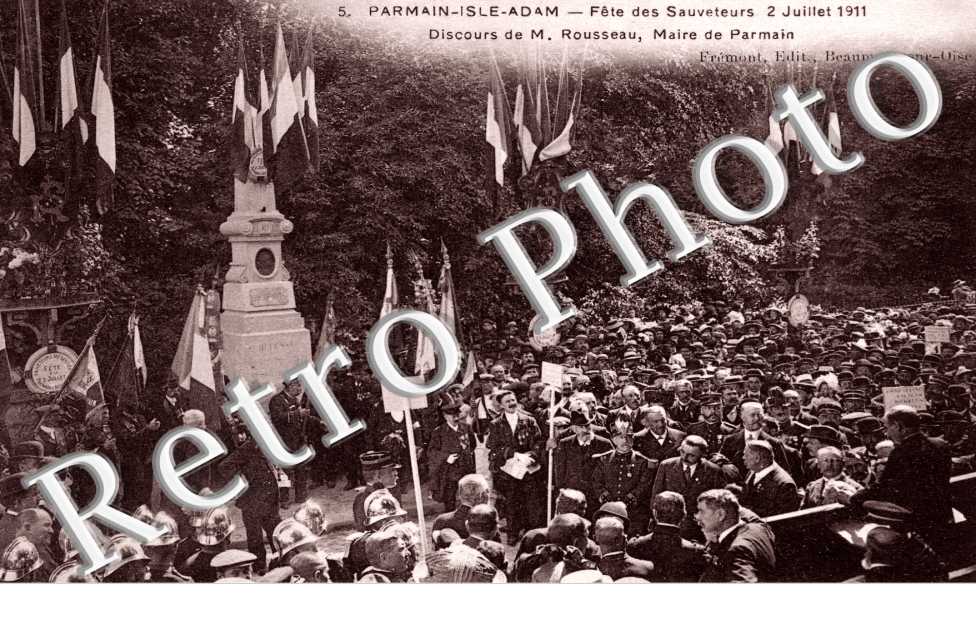 fete des sauveteurs 2 juillet 1911 Discours de M. Rousseau, maire de Parmain