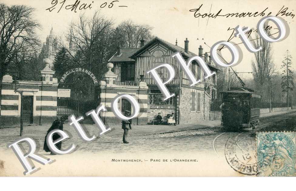 Parc de l&#039;orangerie - tramway