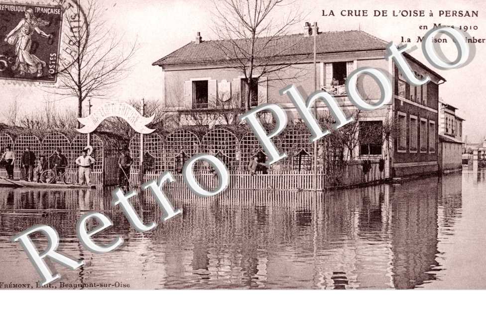 La Crue de l'Oise 1910, la Maison Guinbert