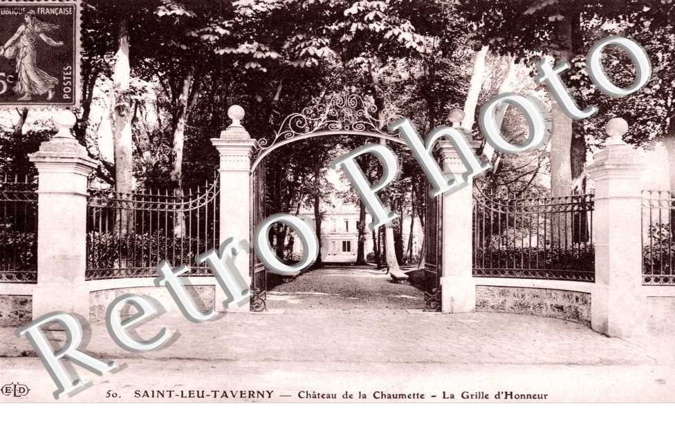 Taverny, Chateau de la Chaumette, Grille d&#039;Honneur