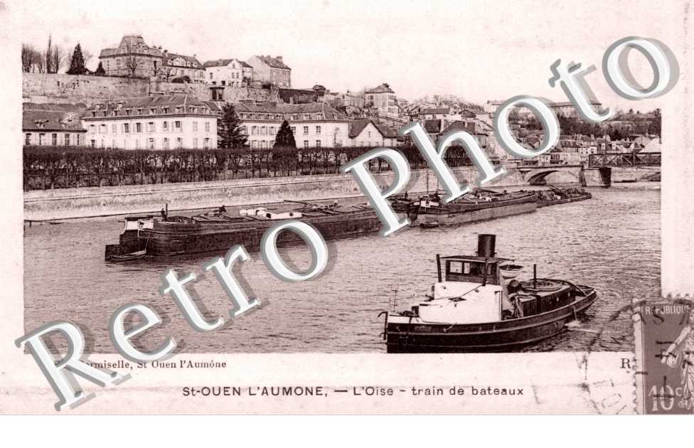 L'Oise, train de bateaux