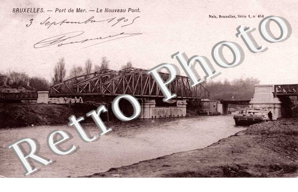 Port de Mer - le nouveau pont - NELS serie 1 N°. 454