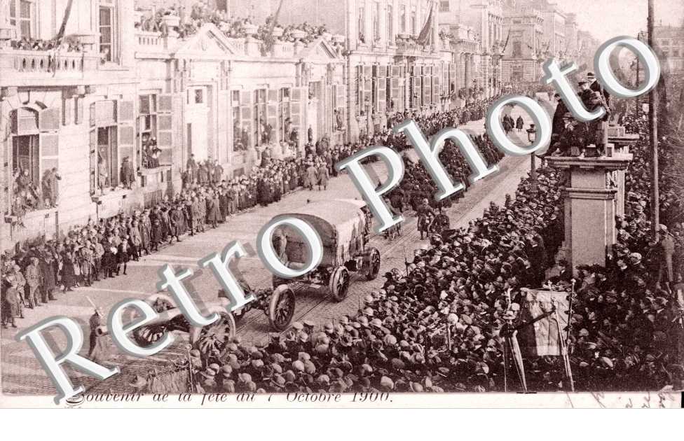 Entree du Roi et des troupes alliees  le 22 novepmbre 1918 Grosse artillerie belge