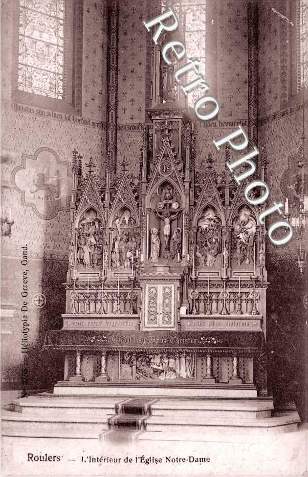 Interieur de l&#039;eglise Notre Dame